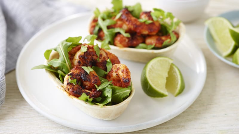 Tortillas de queso y pollo crujiente