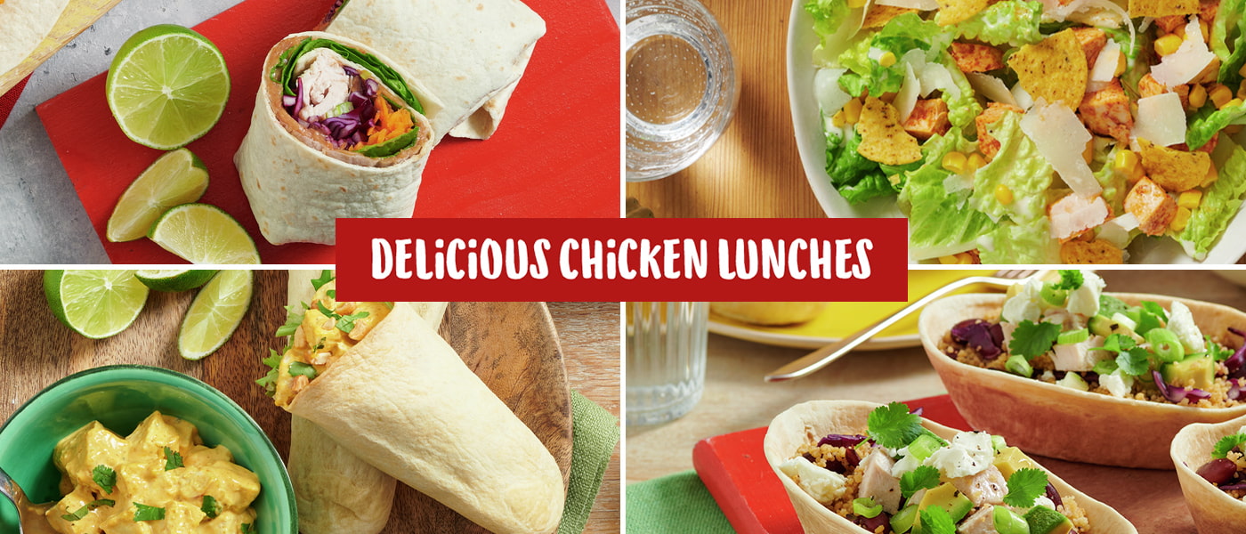 chicken lunch ideas banner
