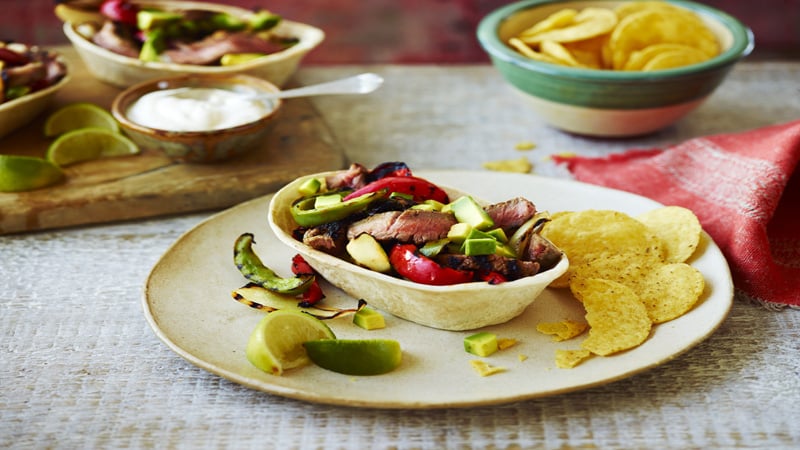 char grilled steak fajita tacos